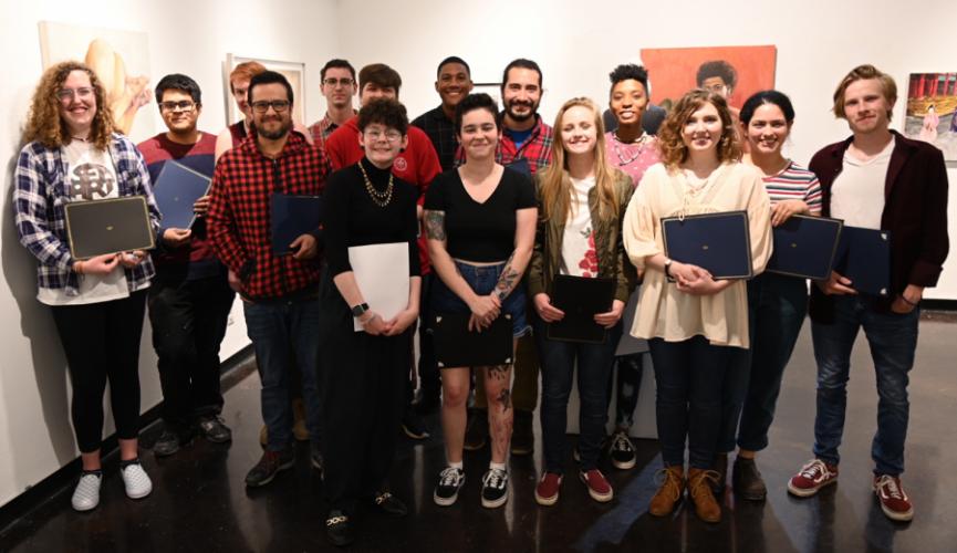 2019-20 SFA art scholarship recipients