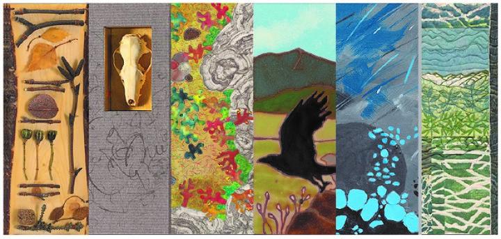 artwork featured in the exhibit “Denali: Artists Respond to Music Inspired by Wilderness”