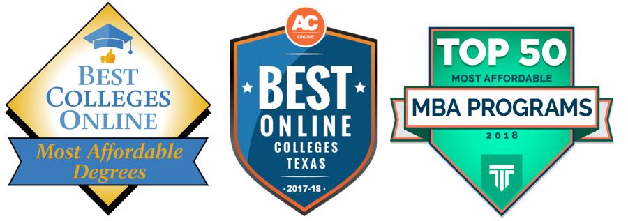Best Colleges Online badges
