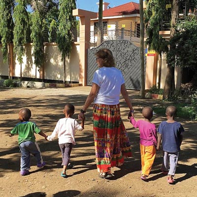 Couple helping orphans in Tanzania