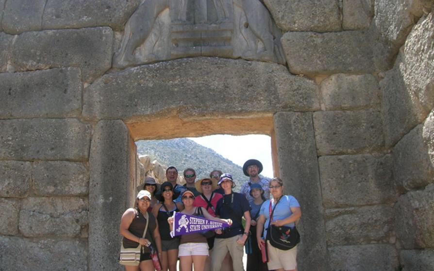 SFA students studying abroad