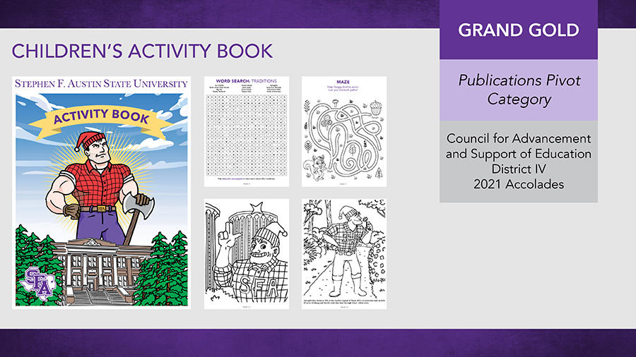 Children's Activity Book - Grand Gold in Publications Pivot Category