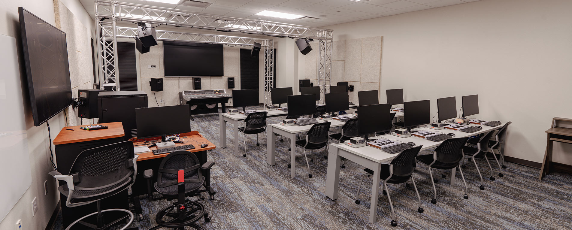 Sound recording technology classroom