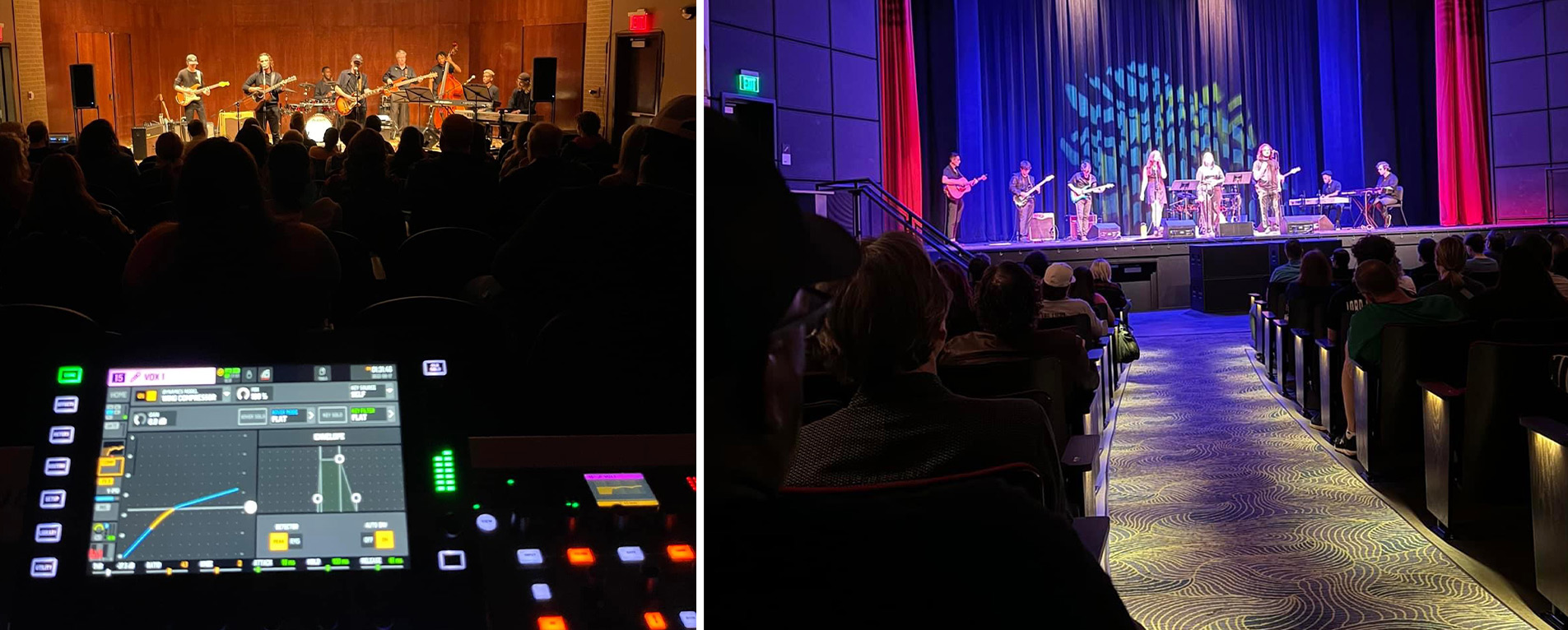 crowd view of performances