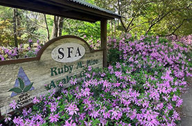 Ruby M. Mize Azalea Garden sign