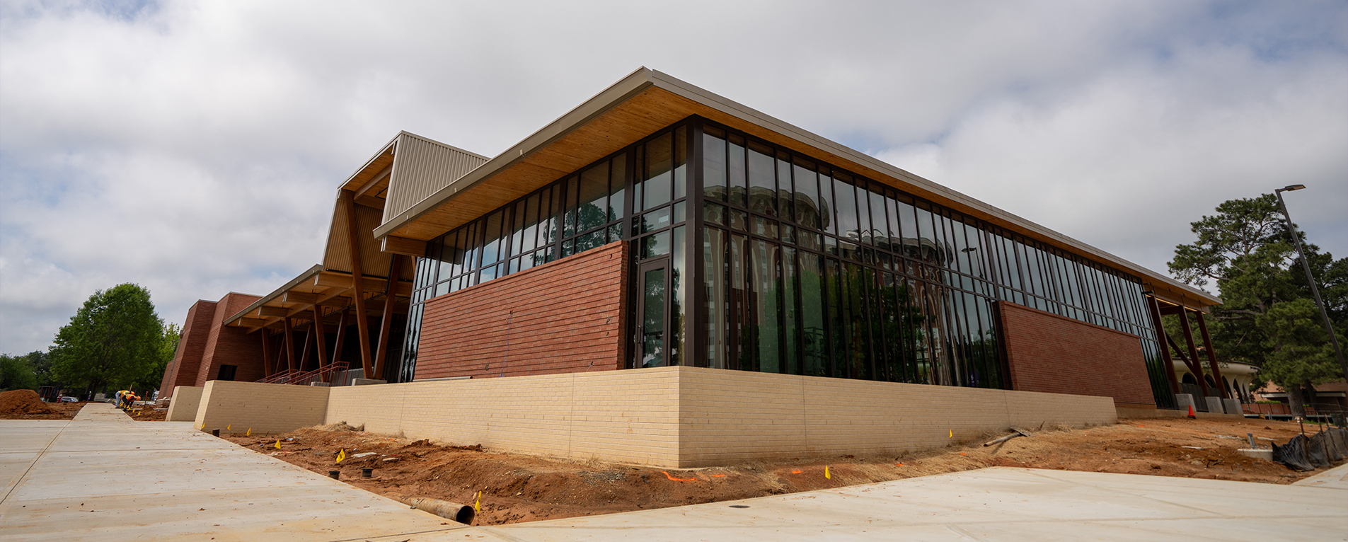 Construction View of Pineywoods Dining Hall