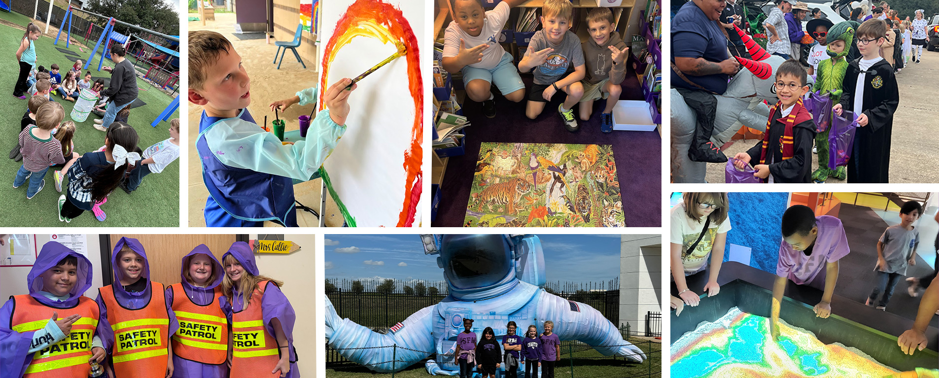 Collage of Charter students