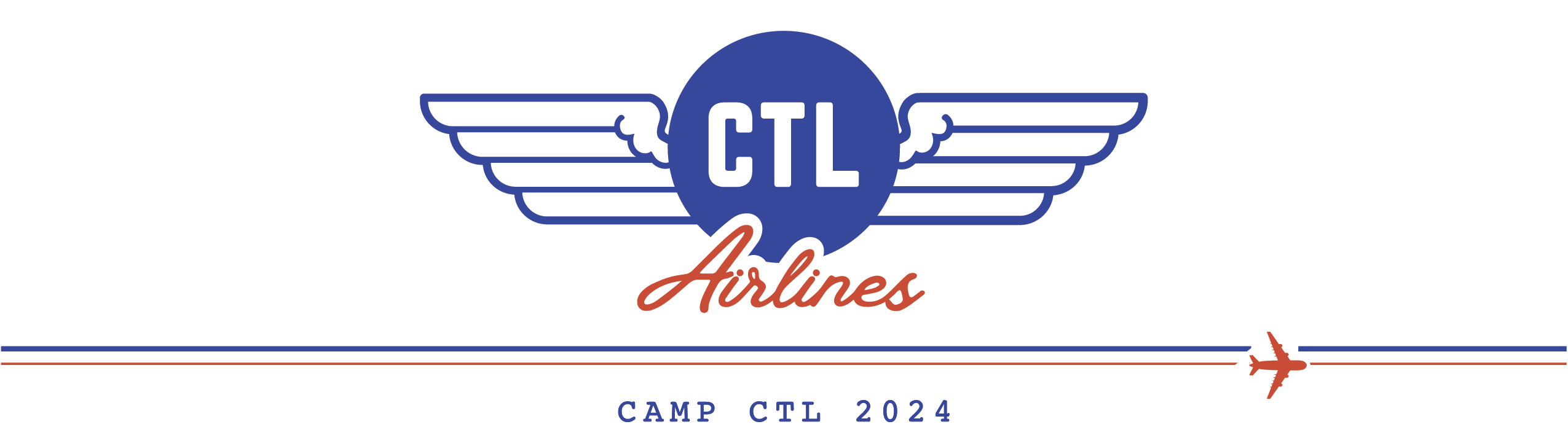 Camp CTL 2024 CTL Airlines header logo