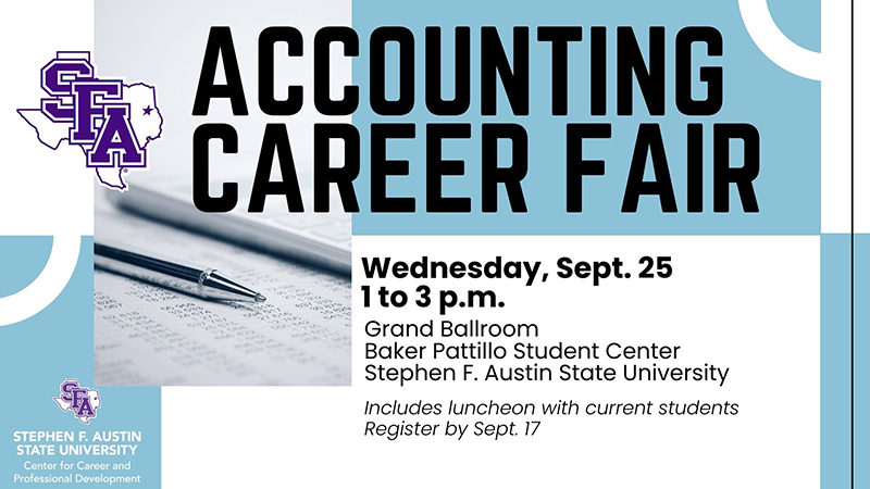 Accounting Career Fair graphic