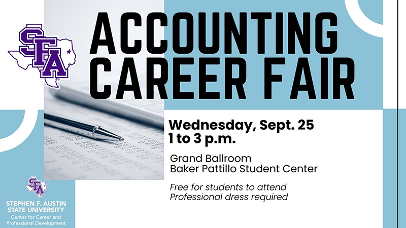 Accounting Career Fair graphic