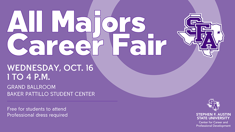 All Majors Career Fair graphic