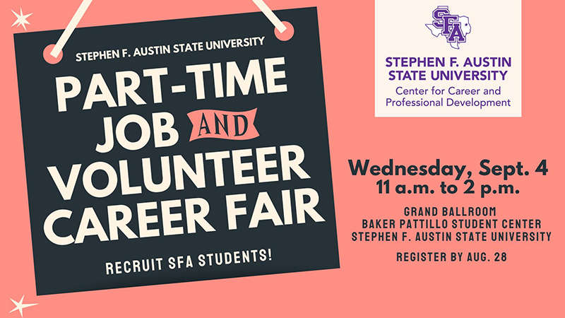 Part-Time Job and Volunteer Career Fair graphic