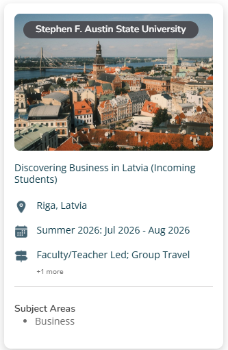 Latvia Incoming Students