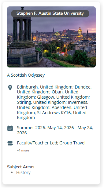 FLP Scottish Odyssey 2026