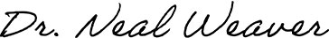 Unofficial signature of Dr. Neal Weaver