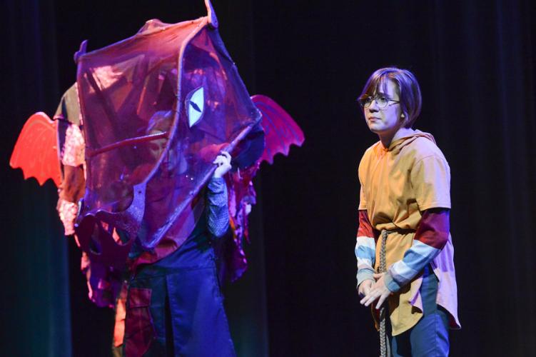 stage photo from 'The Reluctant Dragon'