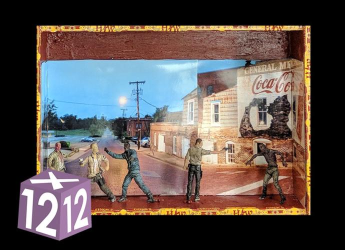 This entry by Wally Knight is among the artwork that will be available for bidding in this year’s 12x12 Scholarship Fundraiser.