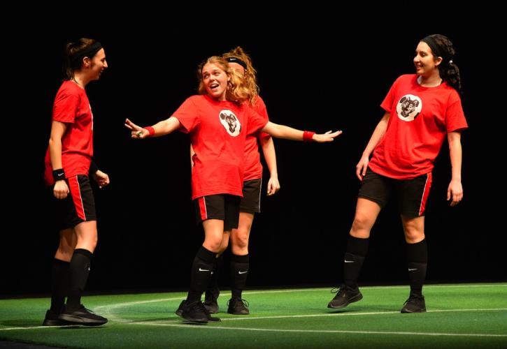 A scene from "The Wolves."