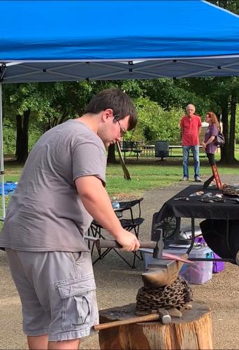 SFA art student Kevin Burgess