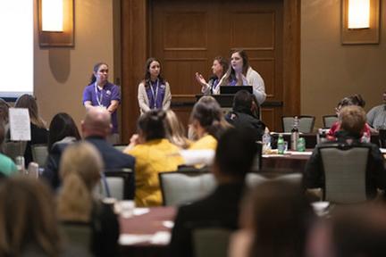 Julie McAnally, Lindsey Lightfoot, Dr. Jennifer Newquist and Jaycie Case