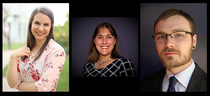 Clara Boyett, Amy Bennett and Shaun Roberts