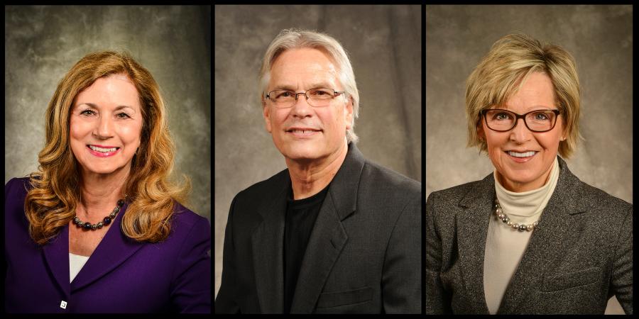 Mary Nelle Brunson, Tim King and Karen Embry-Jenlink