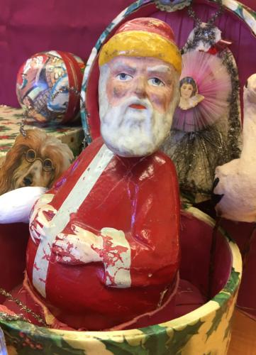 close up photo of some of the antique ornaments on display