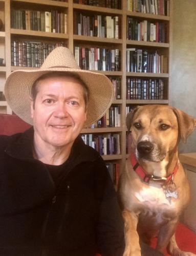 Jerry Permenter and his dog, Muriel