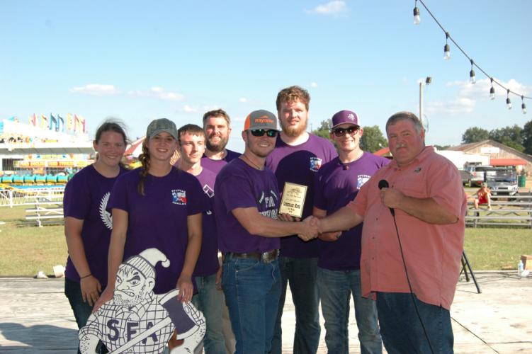 group photo of members of the SFA Sylvans