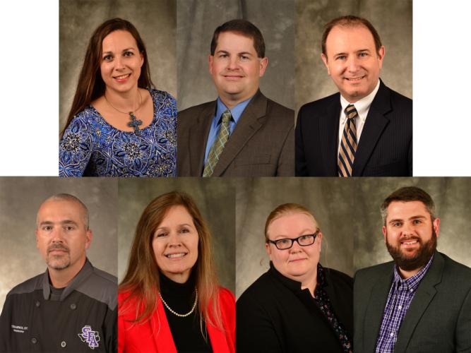 Sarah Canterberry, Scott Bailey, Steven Galatas, Todd Barrios, Gina Harden, Inga Meier and Jeremy Stovall