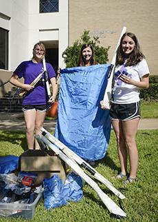 Sarah Williford, Jessica Yancey, and Lizzi Pineiro