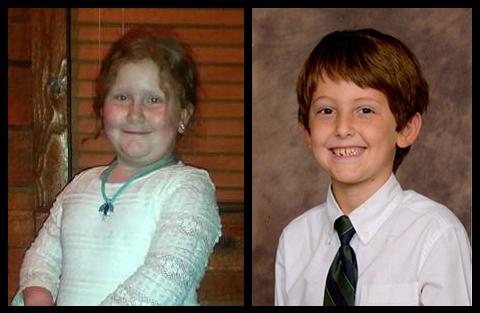 The 2016 SFA Homecoming Children of the Court: Kaitlyn Ruth Tanner and Trenton Lee Littleton.