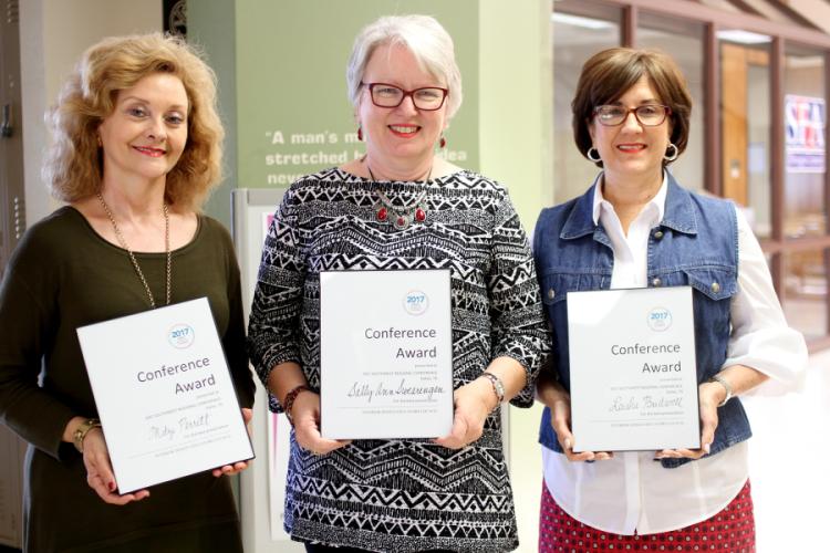 Dr. Mitzi Perritt, Dr. Sally Ann Swearingen and Dr. Leisha Bridwell