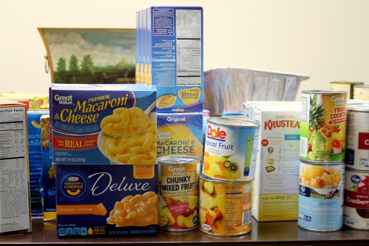 Members of SFA's Jacks Council on Family Relations are collecting items for their annual food drive, Thanksgiving Homebound.