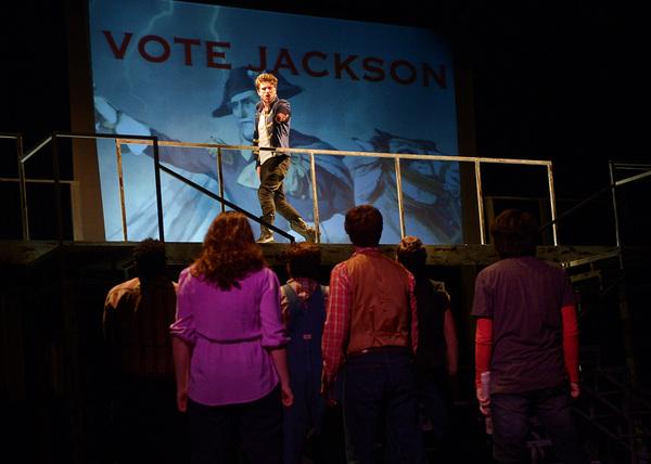 a scene from the SFA School of Theatre's prodution of "Bloody Bloody Andrew Jackson"