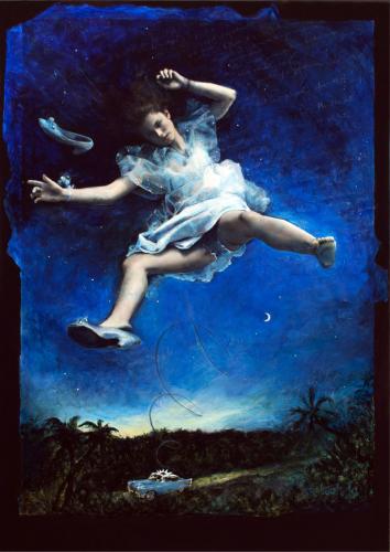 "When the Woods Got Heavy" by American painter and designer Stuart Riordan will be among the pieces featured in the exhibition