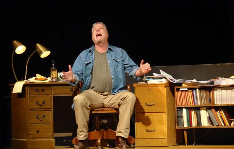 actor Brad Maule plays the role of Beverly Weston in "August: Osage County" 