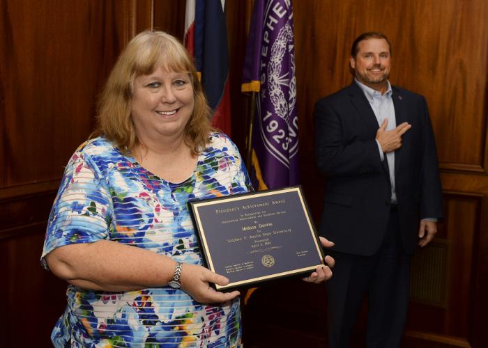 Melissa DeVine with Dr. Scott Gordon