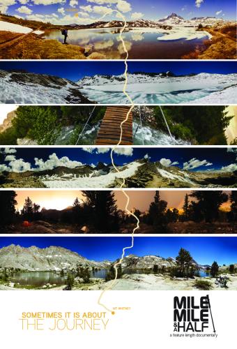 promotion poster for the film "Mile... Mile & A Half" 