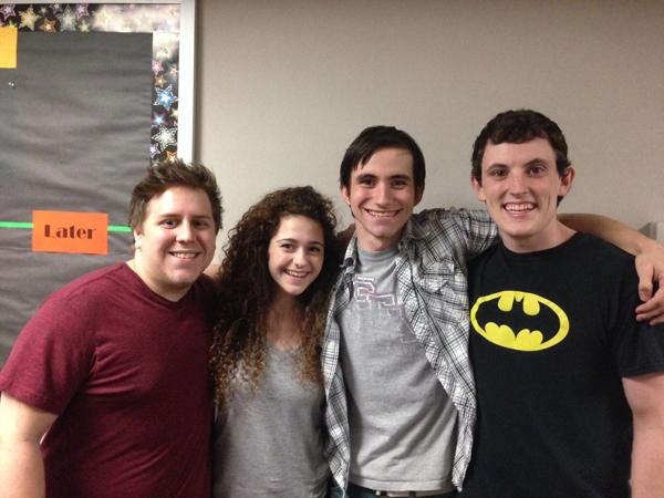 Brandon Hood, Sarah Wisterman, Gary "Chipper" Morris and Cody Davids 