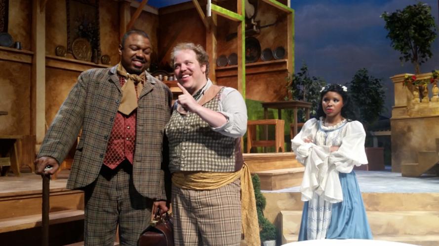 a scene from "The Bartered Bride"