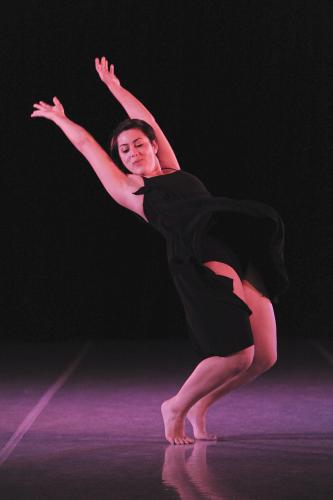 SFA dance major Elena Conde, a senior and four-year member of the SFA Repertory Dance Company