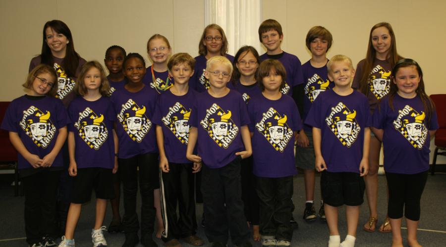 SFA School of Theatre's Junior Jacks day camp 2015 participants