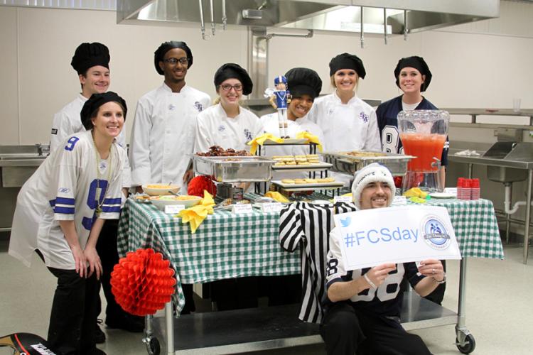 SFA's School of Human Sciences participated in the "Dine In" project on Family and Consumer Sciences Day to encourage families to cook and eat together.