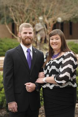 Blake Taylor and Carla Oliver were chosen as the 2014 recipients of the Mr. and Miss SFA Awards