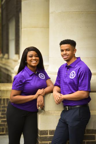 Bre'Anna Lock and Chris Moore