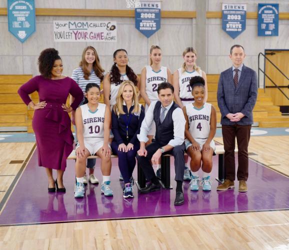 “Big Shot,” a new Disney+ original series streaming April 16, stars John Stamos and Yvette Nicole Brown and also features SFA theatre alumnus Richard Robichaux ’96, playing the role of a school counselor.