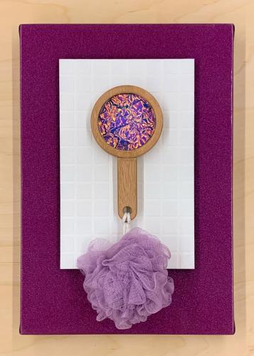 a work by SFA assistant art professor Eden Collins entitled “I Am Your Audience Now, part 1” (2021)