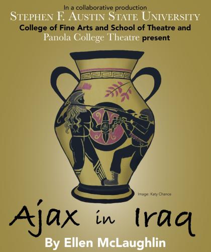 promotional poster for "Ajax in Iraq" 
