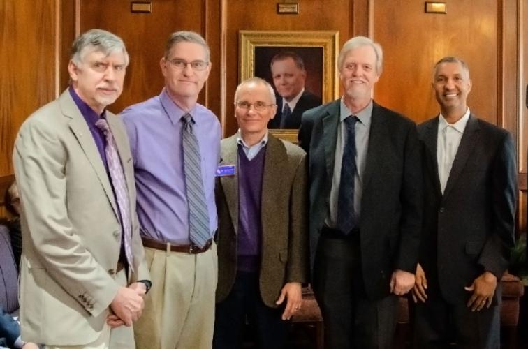 Al Greule, Troy Davis, Robert Szafran, Marc Sanders and Lorenzo Smith